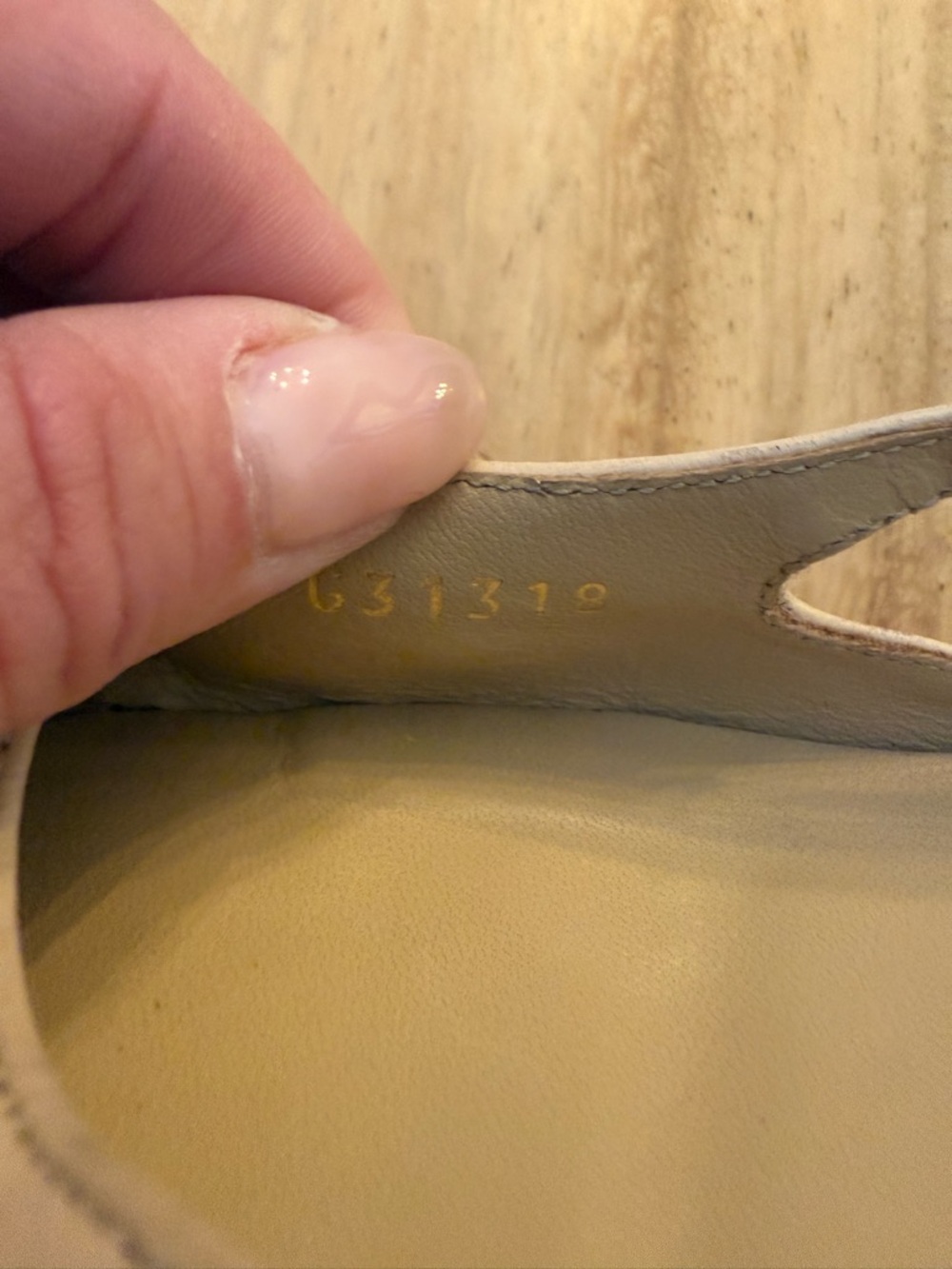 CHANEL Beige and Black Two-Tone Slingback Pumps - Picture 8 of 9